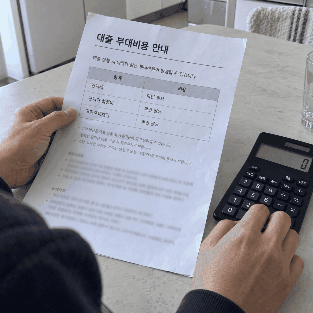 대출 부대비용 총정리: 인지세, 근저당설정비, 국민주택채권 매입액 - 뱅크몰 금융정보